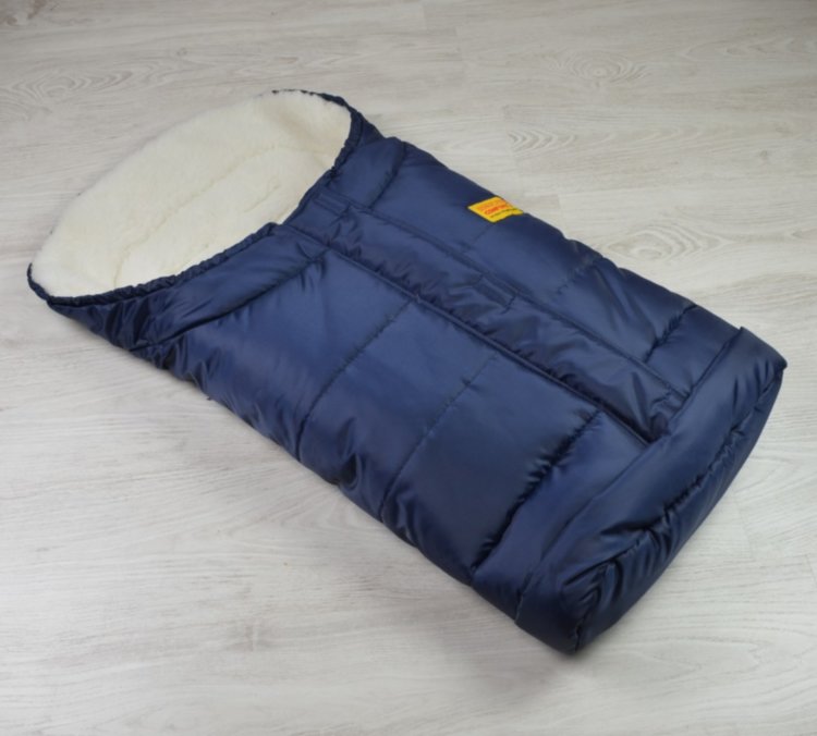 Конверт на овчине Kinder Comfort Arctic Marine (тёмно-синий)
