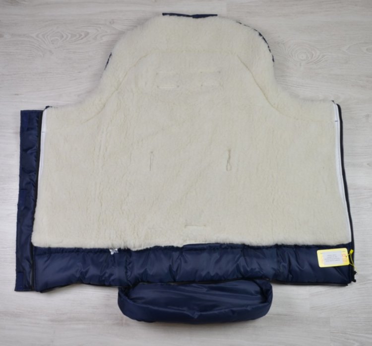 Конверт на овчине Kinder Comfort Arctic Marine (тёмно-синий)