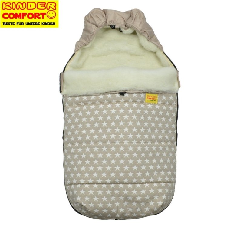 Конверт на овчине Kinder Comfort Drive Fashion Beige Sterne Конверт на овчине Kinder Comfort Drive Fashion Beige Sterne