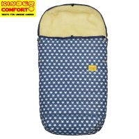 Конверт на овчине Kinder Comfort Drive Fashion Marineblau Sterne