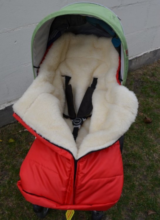 Конверт на овчине Kinder Comfort Arctic Blau (синий)