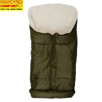 Конверт на овчине Kinder Comfort Arctic Dunkelgrün (тёмно-зелёный)