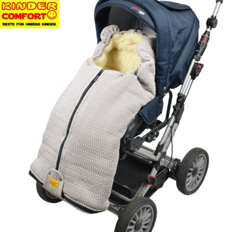 Конверт на овчине Kinder Comfort Arctic Fashion Elfenbein