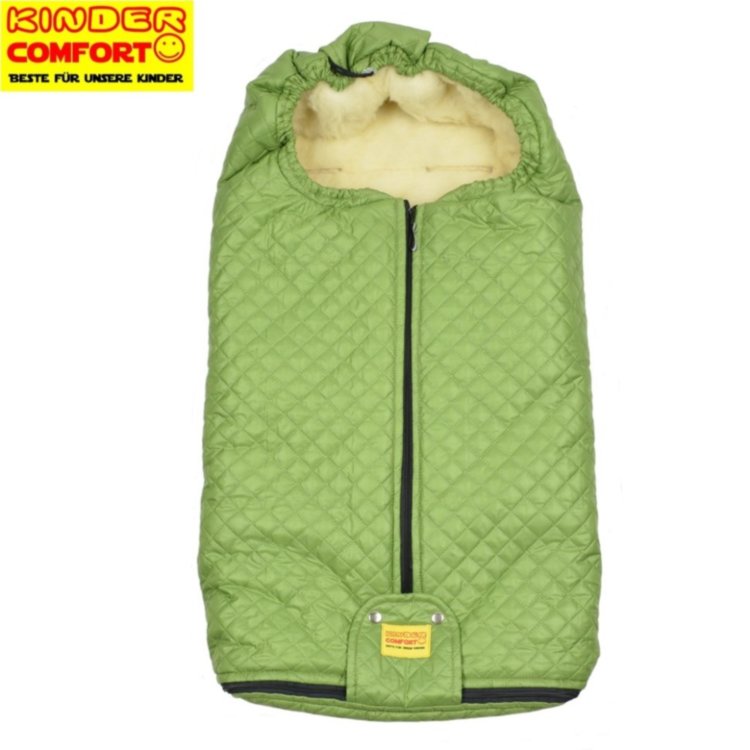 Конверт на овчине Kinder Comfort Arctic Fashion Gelbgrun