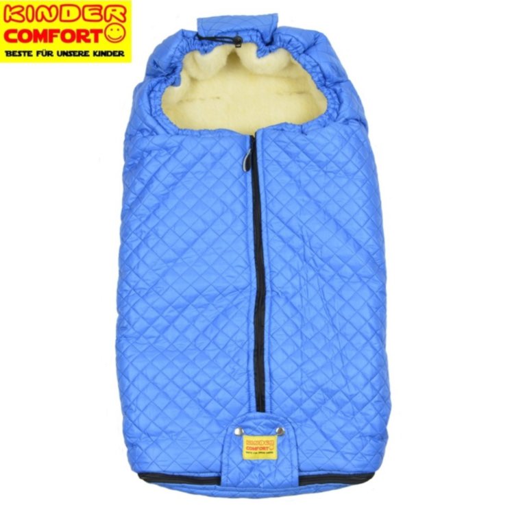 Конверт на овчине Kinder Comfort Arctic Fashion Himmelblau