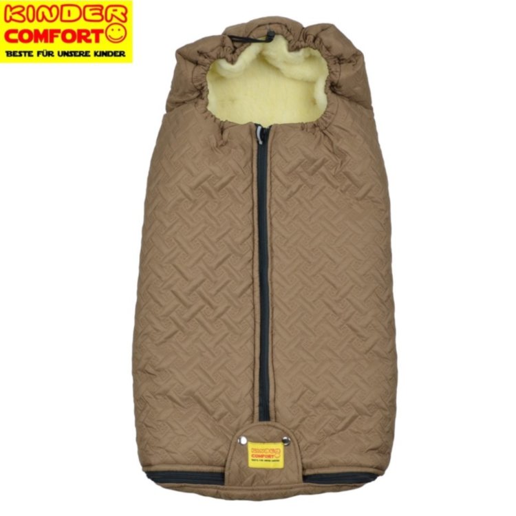 Конверт на овчине Kinder Comfort Arctic Fashion Milchschokolade