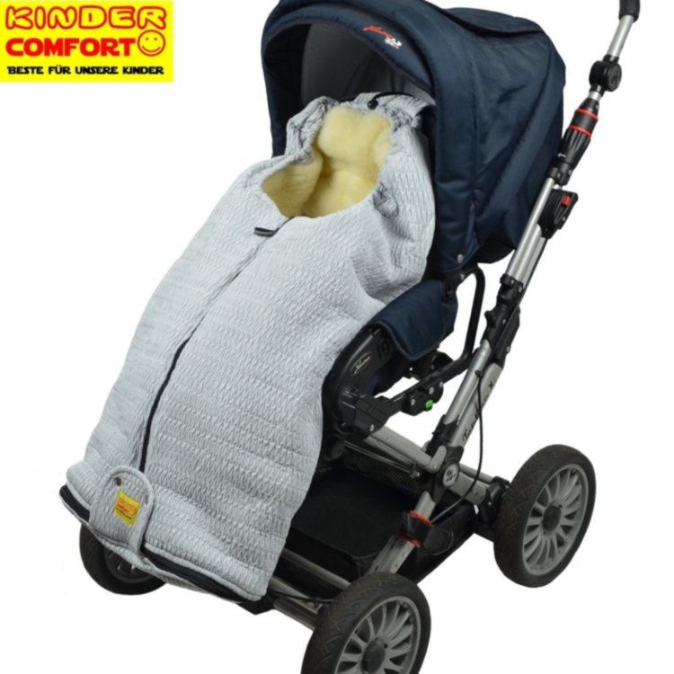 Конверт на овчине Kinder Comfort Arctic Fashion Silber