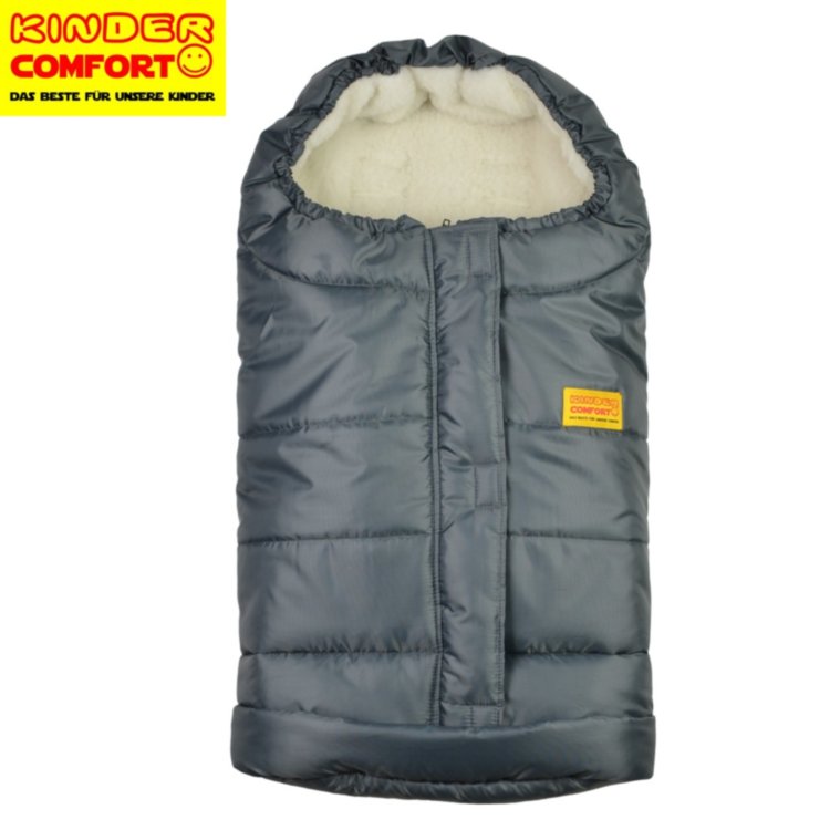Конверт на овчине Kinder Comfort Arctic Graphit (тёмно-серый)