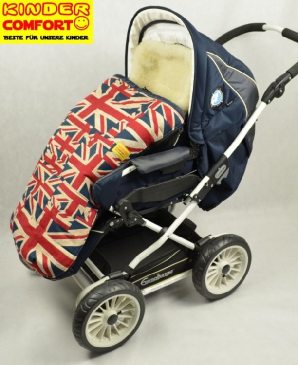 Конверт на овчине Kinder Comfort Drive Fashion Britannia