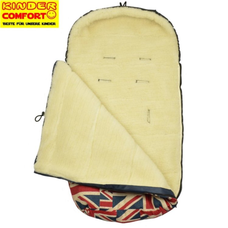 Конверт на овчине Kinder Comfort Drive Fashion Britannia