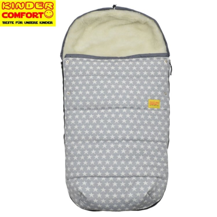Конверт на овчине Kinder Comfort Drive Fashion Graue Sterne Конверт на овчине Kinder Comfort Drive Fashion Graue Sterne