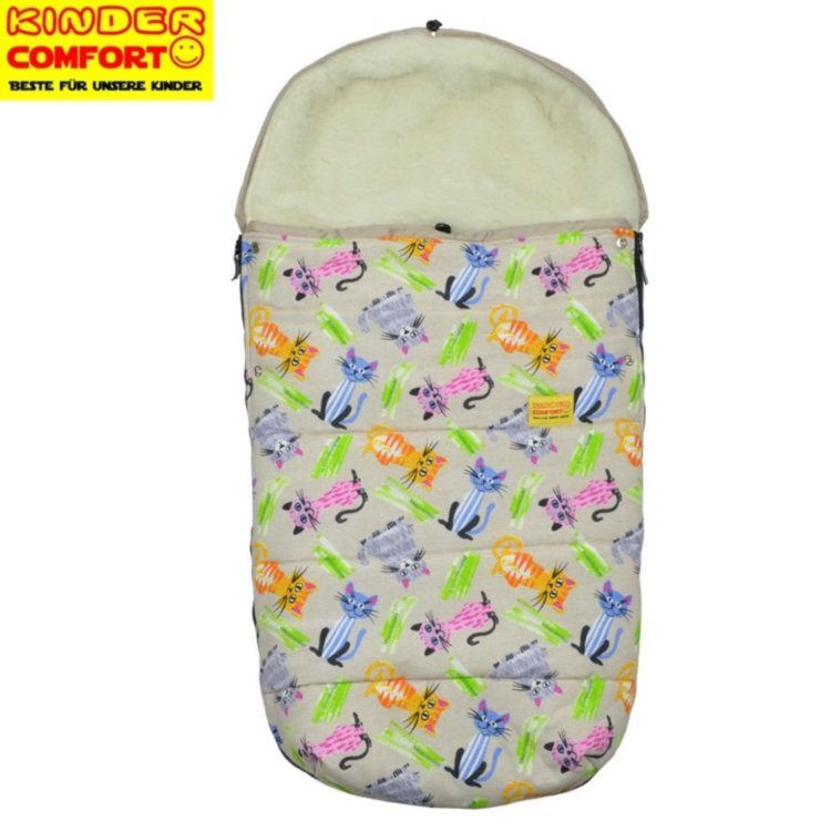 Конверт на овчине Kinder Comfort Drive Fashion Helle Katzen Конверт на овчине Kinder Comfort Drive Fashion Helle Katzen