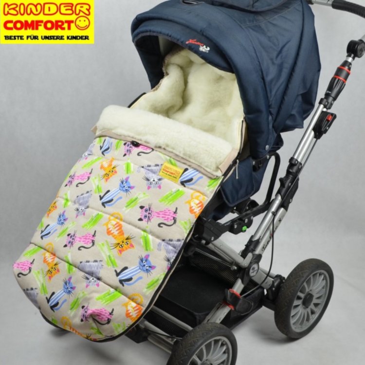 Конверт на овчине Kinder Comfort Drive Fashion Helle Katzen Конверт на овчине Kinder Comfort Drive Fashion Helle Katzen