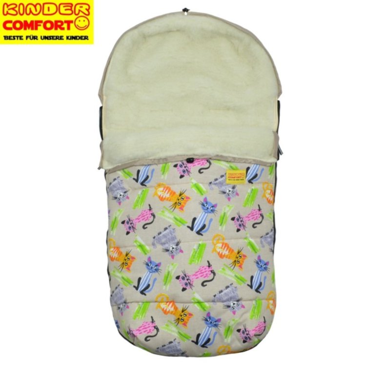 Конверт на овчине Kinder Comfort Drive Fashion Helle Katzen Конверт на овчине Kinder Comfort Drive Fashion Helle Katzen