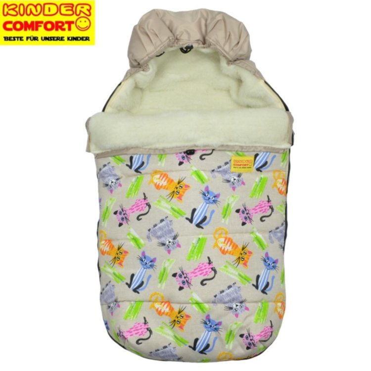 Конверт на овчине Kinder Comfort Drive Fashion Helle Katzen Конверт на овчине Kinder Comfort Drive Fashion Helle Katzen