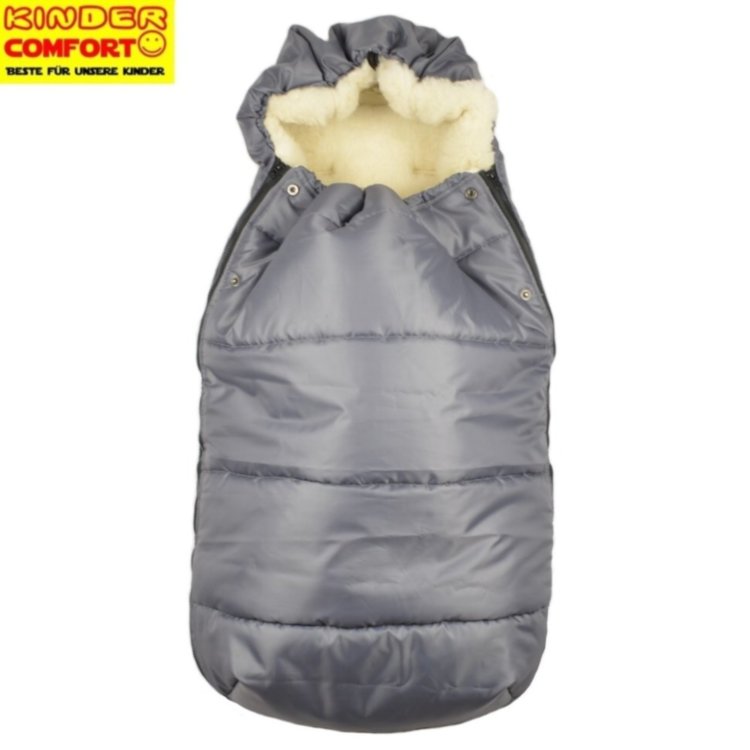 Конверт на овчине Kinder Comfort Drive Grau (серый)