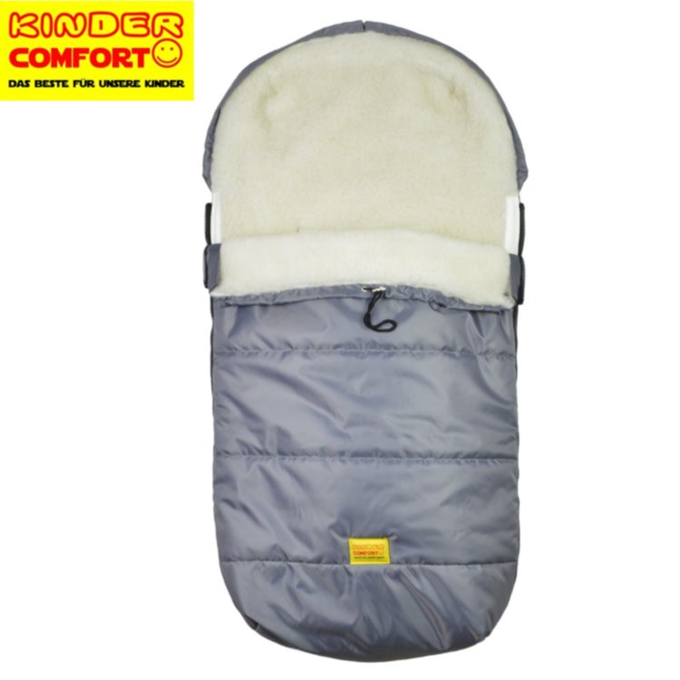 Конверт на овчине Kinder Comfort Drive Grau (серый)