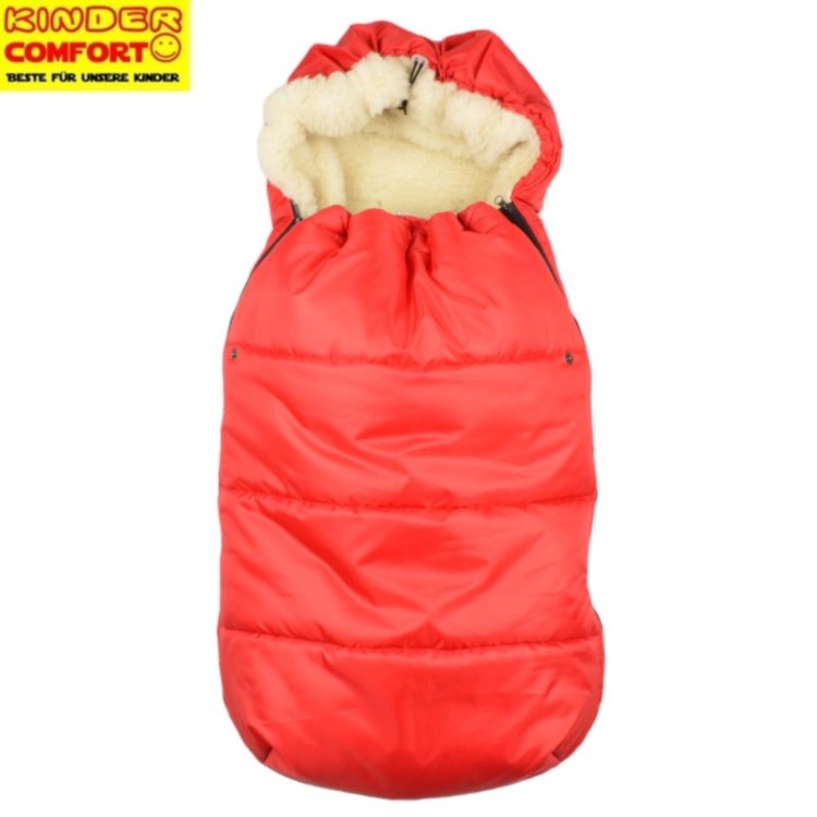 Конверт на овчине Kinder Comfort Drive Rot (красный)