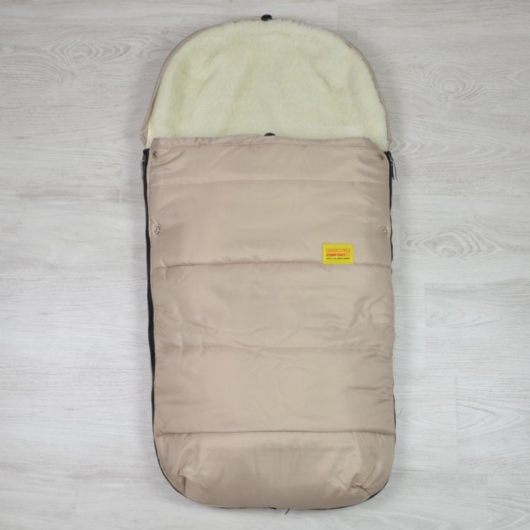 Конверт на овчине Kinder Comfort Drive Sand (бежевый)