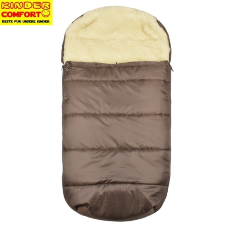 Конверт на овчине Kinder Comfort Drive Schokolade (коричневый)