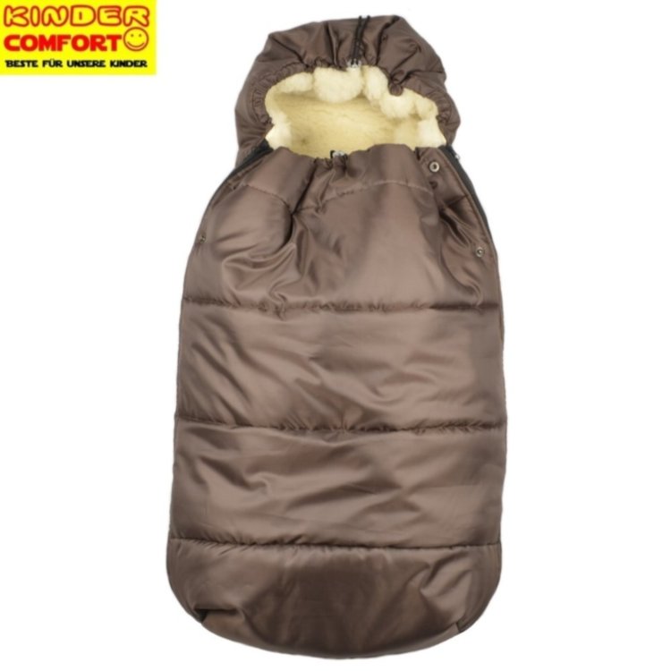 Конверт на овчине Kinder Comfort Drive Schokolade (коричневый)