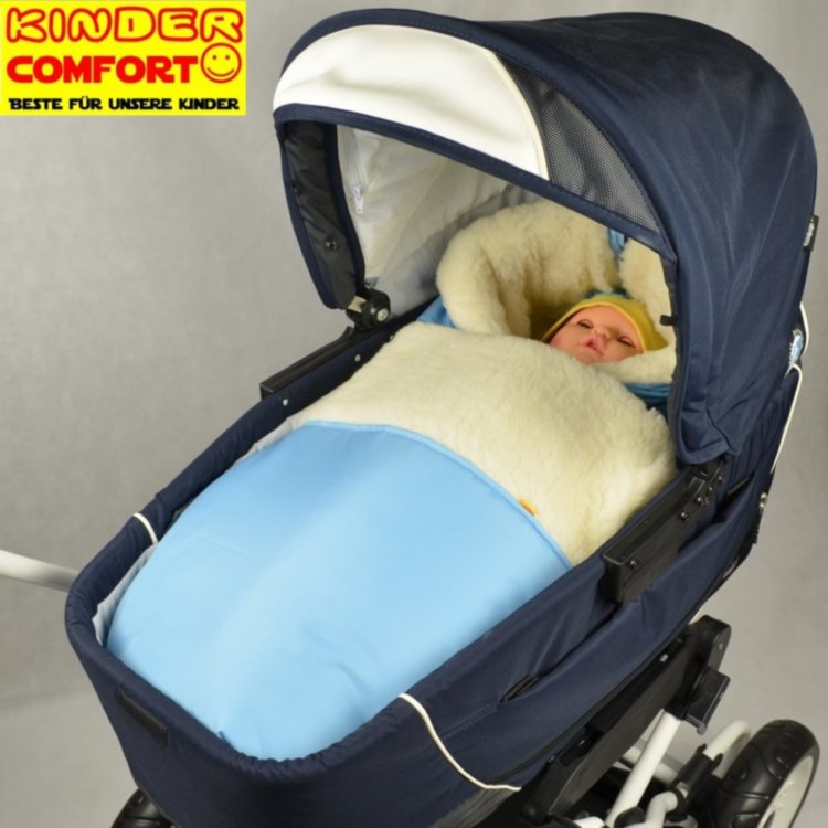 Конверт на овчине Kinder Comfort Grand Blassblau (светло-голубой) Конверт на овчине Kinder Comfort Grand Blassblau (светло-голубой)