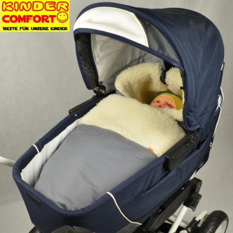 Конверт на овчине Kinder Comfort Grand Grau (серый)