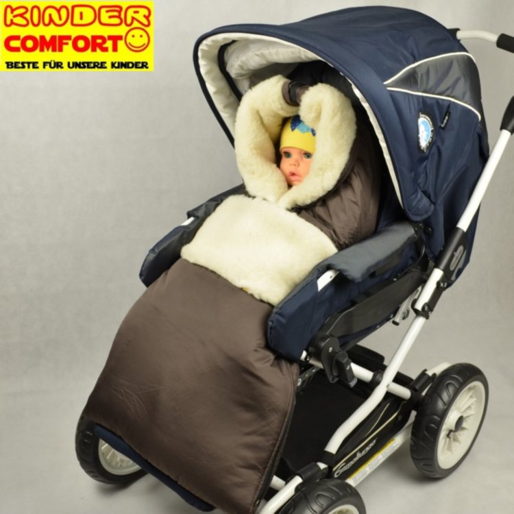 Конверт на овчине Kinder Comfort Grand Schokolade (шоколадный) Конверт на овчине Kinder Comfort Grand Schokolade (шоколадный)