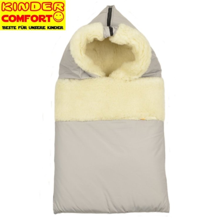 Конверт на овчине Kinder Comfort Grand Silber (серебристый)