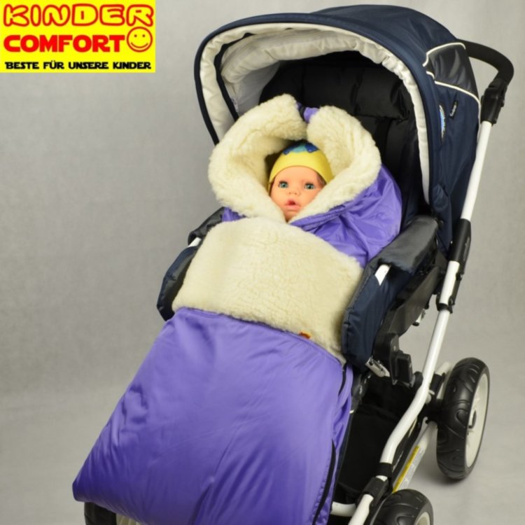 Конверт на овчине Kinder Comfort Grand Violett (фиолетовый) Конверт на овчине Kinder Comfort Grand Violett (фиолетовый)