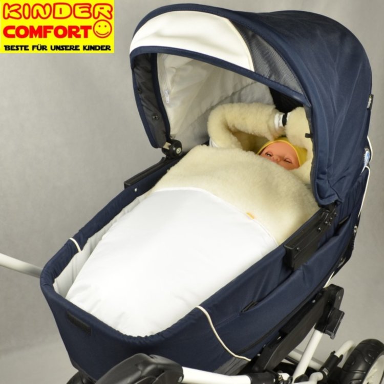 Конверт на овчине Kinder Comfort Grand Weiß (белый)