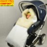 Конверт на овчине Kinder Comfort Grand Weiß (белый)