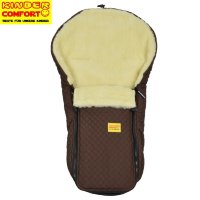 Конверт на овчине Kinder Comfort Warm Fashion Dunkle Schokolade