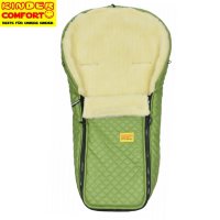 Конверт на овчине Kinder Comfort Warm Fashion Gelbgrün