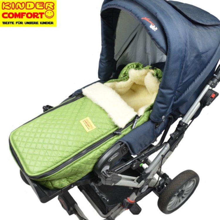 Конверт на овчине Kinder Comfort Warm Fashion Gelbgrün Конверт на овчине Kinder Comfort Warm Fashion Gelbgrün
