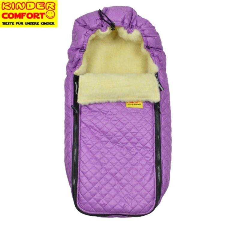 Конверт на овчине Kinder Comfort Warm Fashion Rotlila