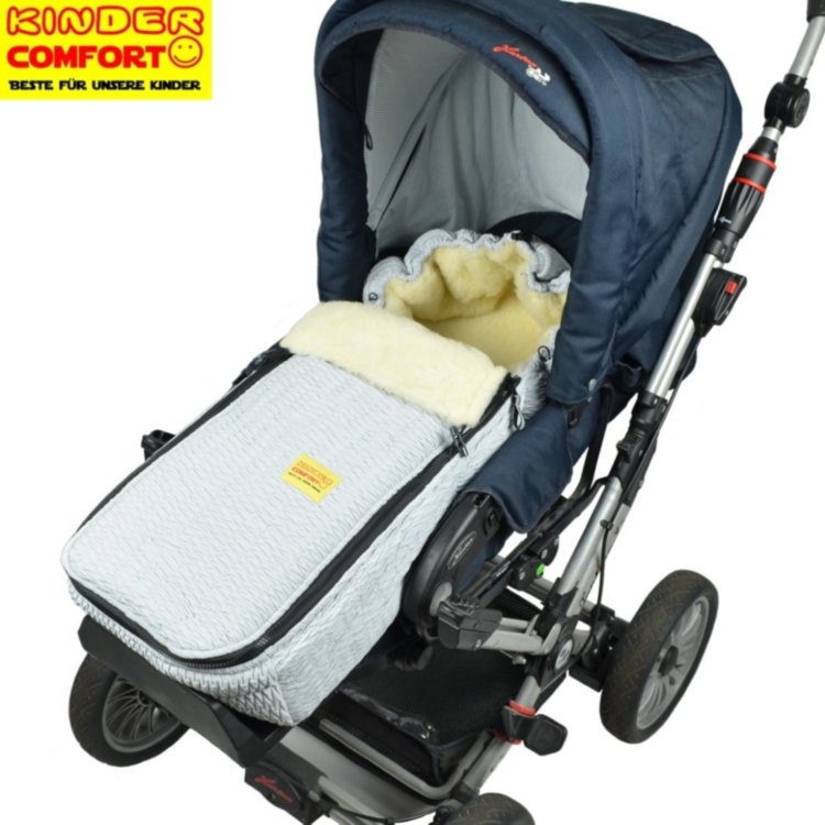 Конверт на овчине Kinder Comfort Warm Fashion Silber Конверт на овчине Kinder Comfort Warm Fashion Silber