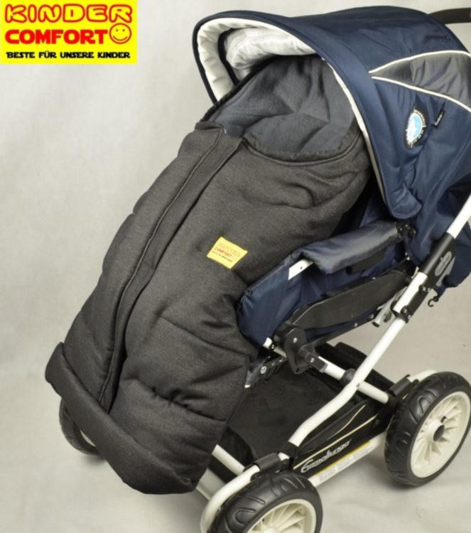Конверт флисовый Kinder Comfort Vlies Jeans Schwarz Конверт флисовый Kinder Comfort Vlies Jeans Schwarz