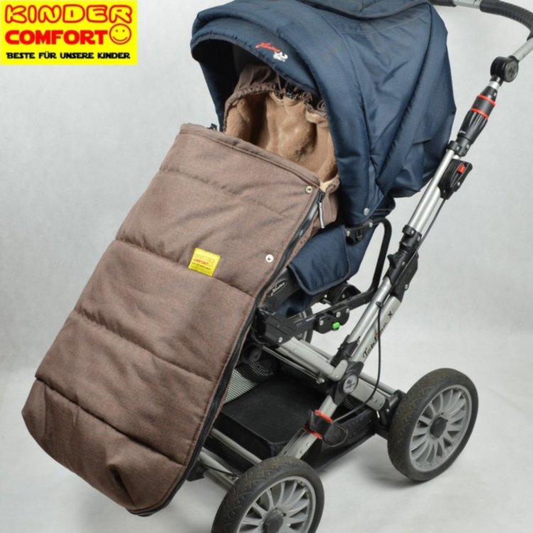 Меховой конверт Kinder Comfort Drive Pelz Melange Braun