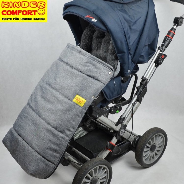 Меховой конверт Kinder Comfort Drive Pelz Melange Grau Меховой конверт Kinder Comfort Drive Pelz Melange Grau